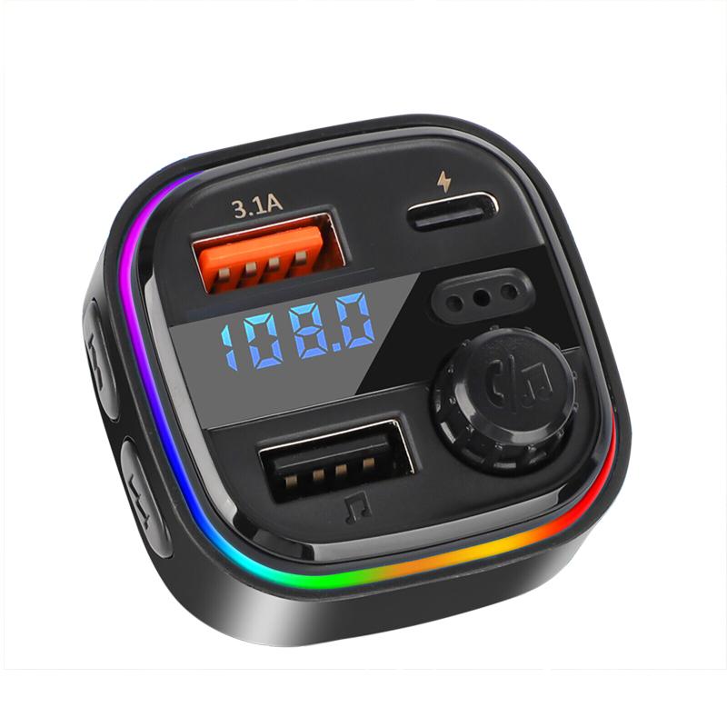 C26 FM-передатчик для автомобиля Bluetooth-совместимый 5,0 Громкая связь с RGB-подсветкой Автомобильное зарядное устройство с двумя USB-портами MP3-плеер
C26 FM-передатчик для автомобиля Bluetooth-совместимый 5,0 Громкая связь с RGB-подсветкой Автомобильное зарядное устройство с двумя USB-портами MP3-плеер