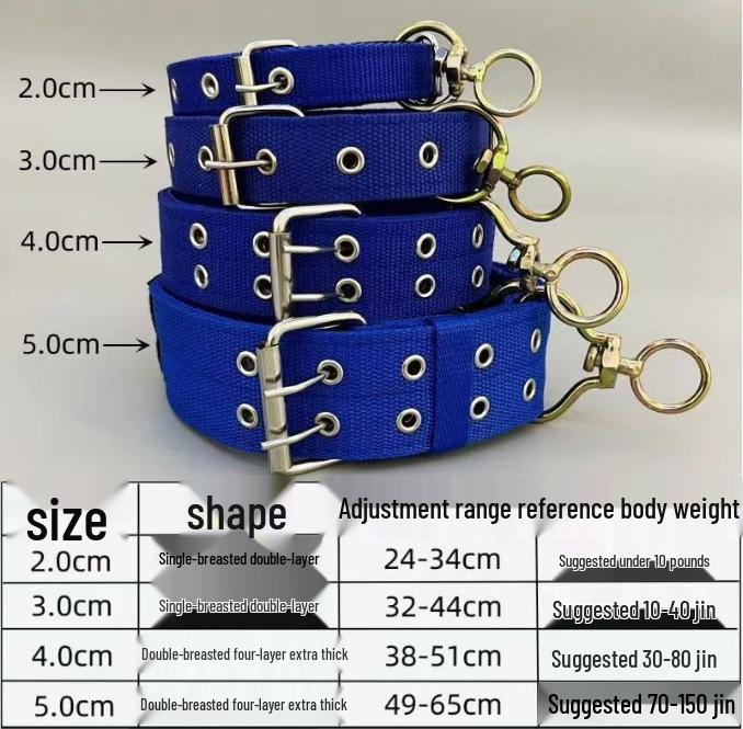 Двухрядный ошейник и поводок для собак среднего и крупного размера 2cm Wide, 45cm Long синий
Двухрядный ошейник и поводок для собак среднего и крупного размера 2cm Wide, 45cm Long синий