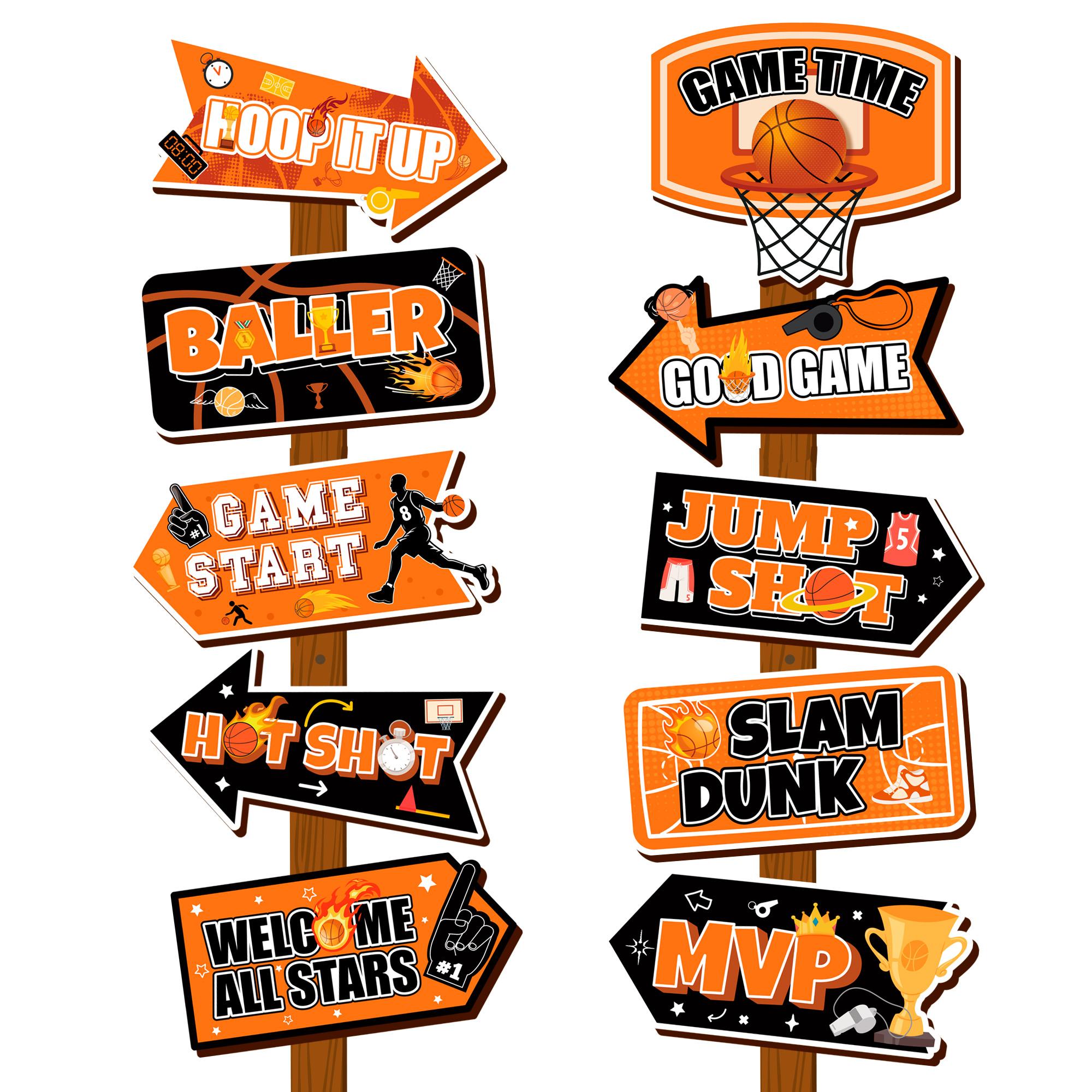 Basketball Party Sign, 20 Pcs Welcome Sign for Basketball Party, Basketball Party Yard Sign & Basketball Party Decorations Signs
Basketball Party Sign, 20 Pcs Welcome Sign for Basketball Party, Basketball Party Yard Sign & Basketball Party Decorations Signs
