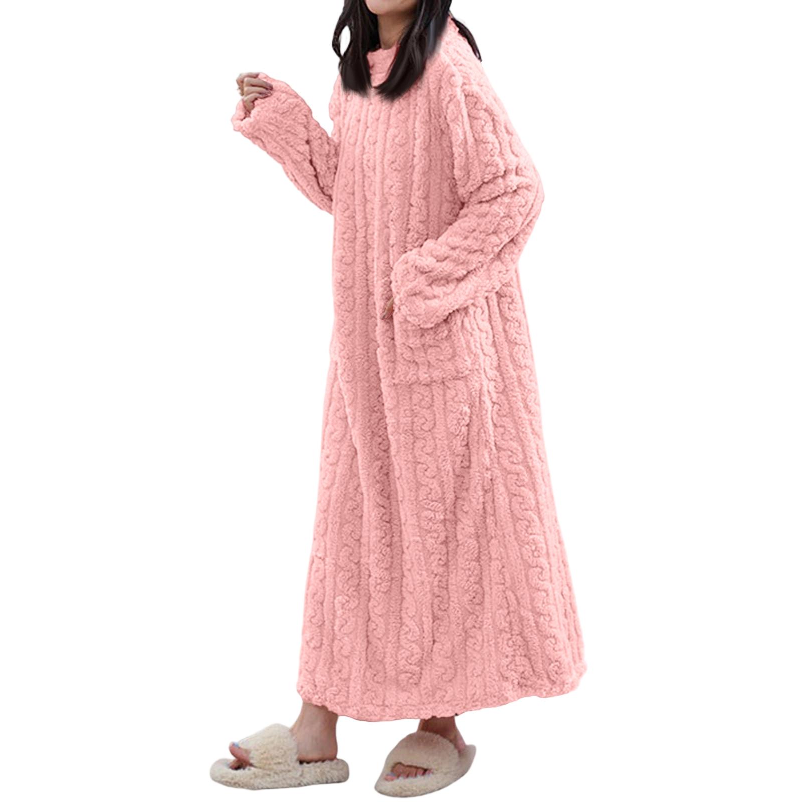 Women Bathrobes, Pajamas, Warm Home Wear, Sleeping Skirts One Size
Women Bathrobes, Pajamas, Warm Home Wear, Sleeping Skirts One Size