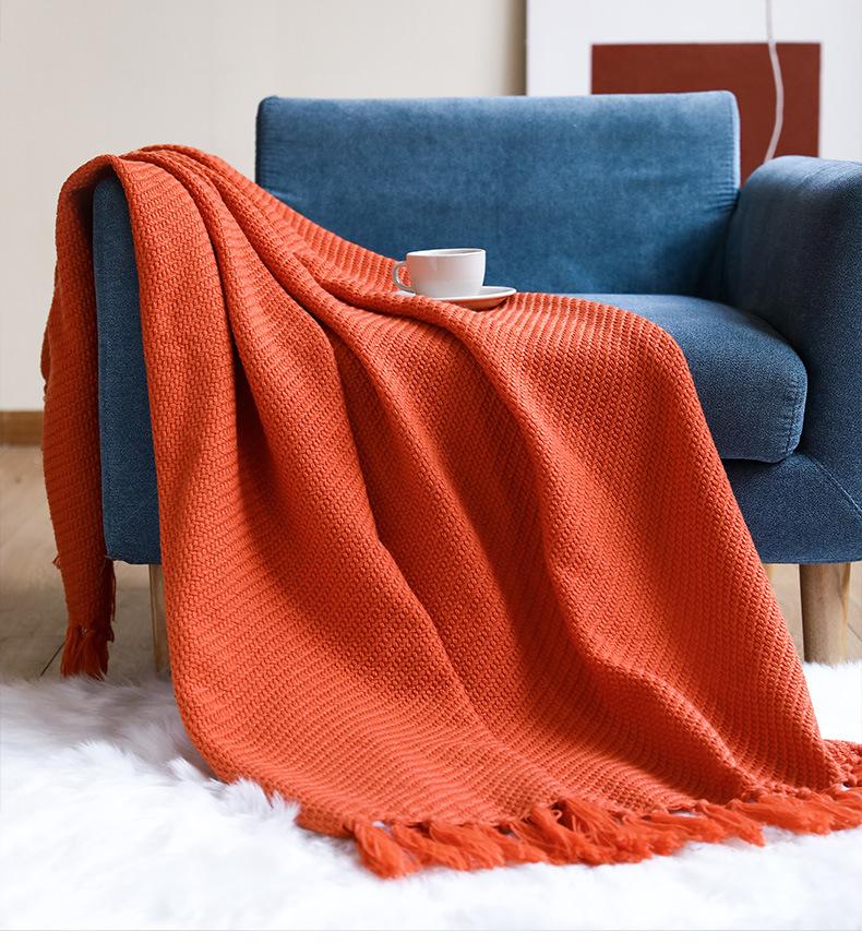 Пледы для дивана — Декоративные тканые пледы с кисточками — Мягкие и легкие пледы в фермерском доме для дивана и кровати 130*152+10CM(tassels) оранжевый
Пледы для дивана — Декоративные тканые пледы с кисточками — Мягкие и легкие пледы в фермерском доме для дивана и кровати 130*152+10CM(tassels) оранжевый