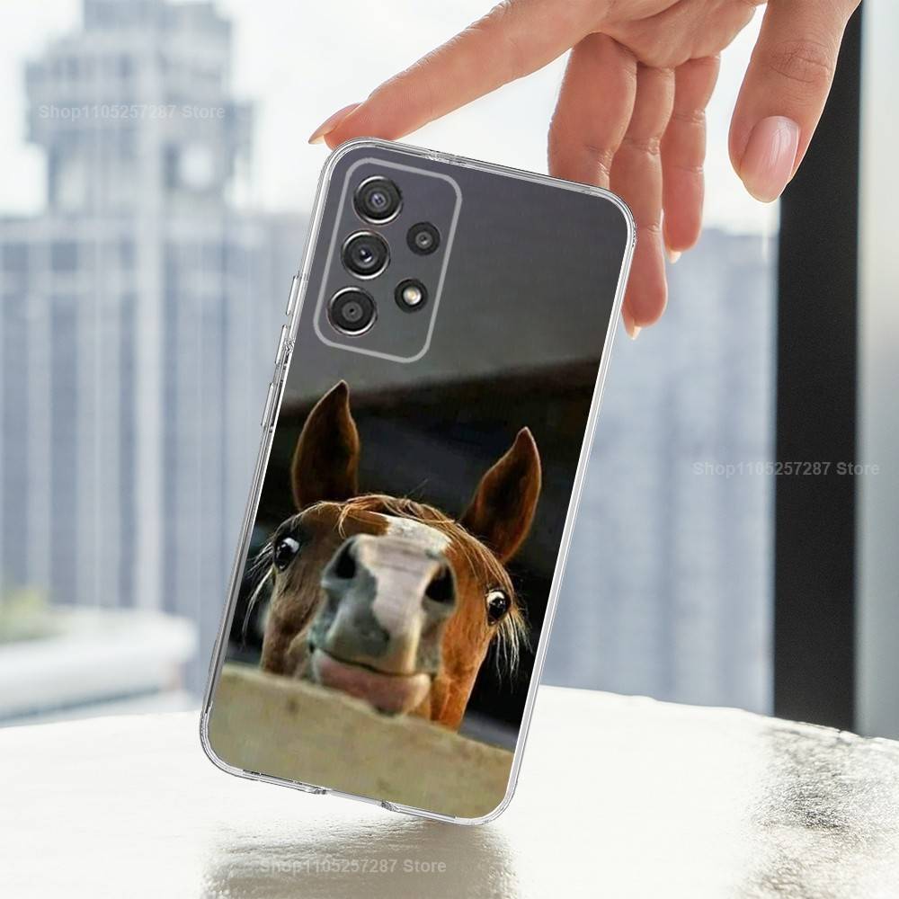 Funny Expressions Horse For Samsung A51,71,30,S10,9,20,Ultra,FE,Lite, S23,21,22,PIus,Transparent, Silicone Phone Case SamsungS10
Funny Expressions Horse For Samsung A51,71,30,S10,9,20,Ultra,FE,Lite, S23,21,22,PIus,Transparent, Silicone Phone Case SamsungS10
