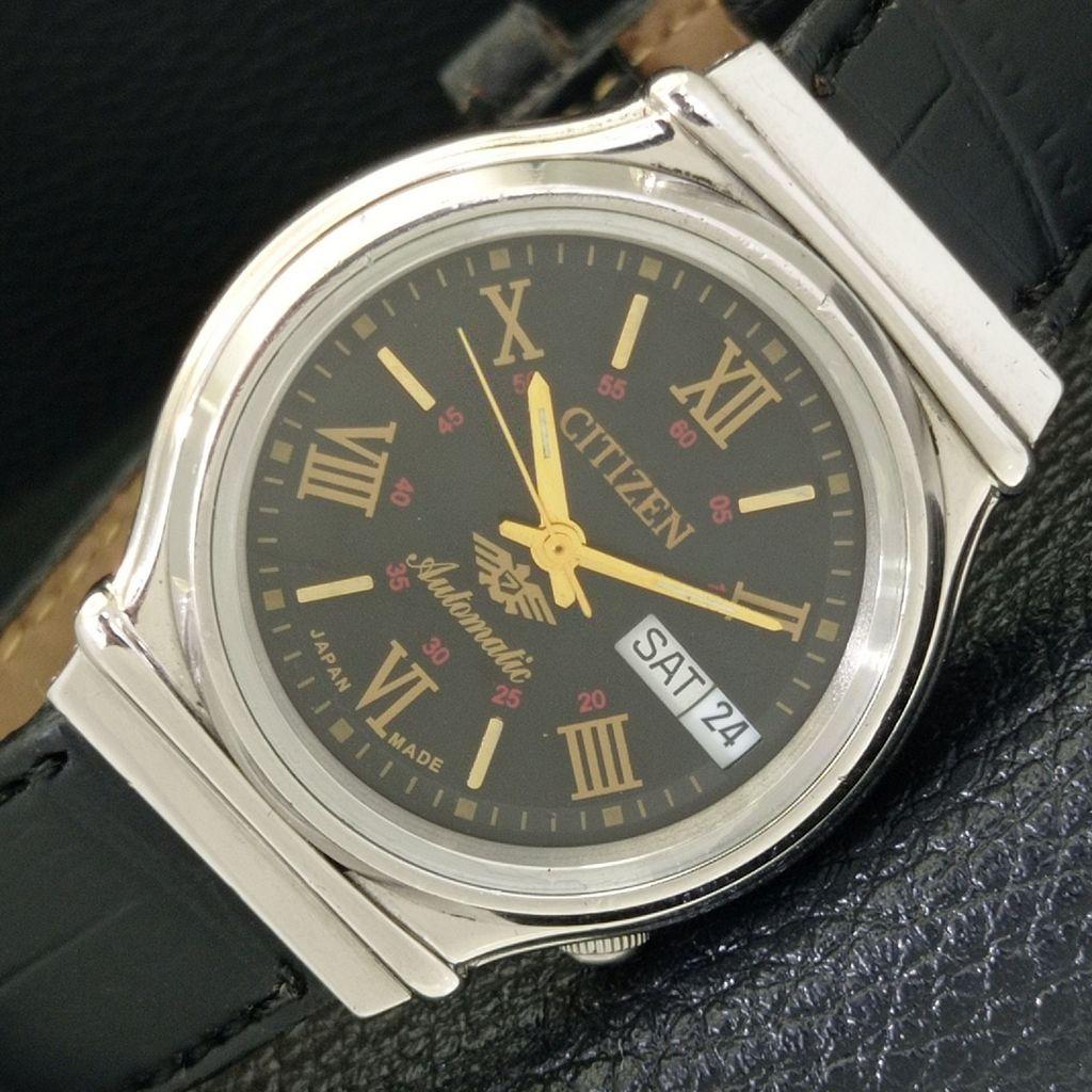 VINTAGE CITIZEN AUTOMATIC 8200 JAPAN MENS BLACK COLOR DIAL WATCH a500215-2 R151b-a500215
VINTAGE CITIZEN AUTOMATIC 8200 JAPAN MENS BLACK COLOR DIAL WATCH a500215-2 R151b-a500215