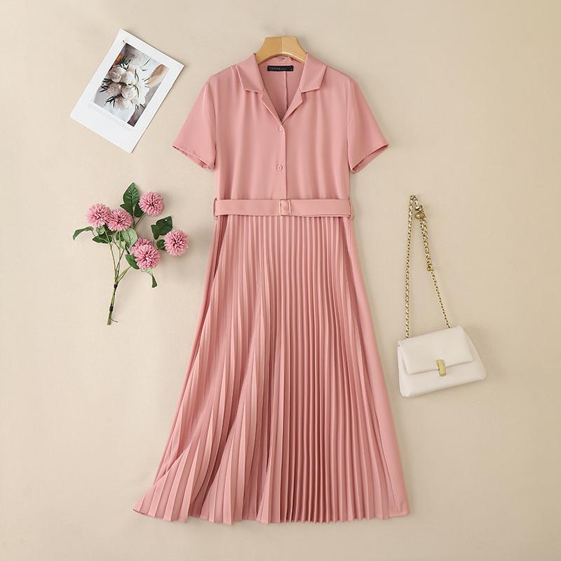 ZANZEA Женское летнее плиссированное платье с отложным воротником и короткими рукавами 5XL розовый
ZANZEA Женское летнее плиссированное платье с отложным воротником и короткими рукавами 5XL розовый