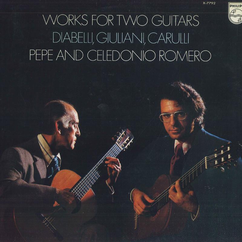 LP Record PEPE ROMERO, CELEDONIO ROMERO - Guitar Duets X7792 PHILIPS 1978 Japan Classical Used
LP Record PEPE ROMERO, CELEDONIO ROMERO - Guitar Duets X7792 PHILIPS 1978 Japan Classical Used