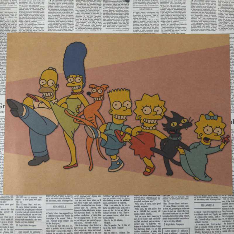 The Simpsons Vintage Cartoon Poster - Funny Retro Décor for Cafe, Bar, Restaurant, or Living Room with Free Shipping Yellow Kraft Paper (No Adhesive) 30x42cm
The Simpsons Vintage Cartoon Poster - Funny Retro Décor for Cafe, Bar, Restaurant, or Living Room with Free Shipping Yellow Kraft Paper (No Adhesive) 30x42cm