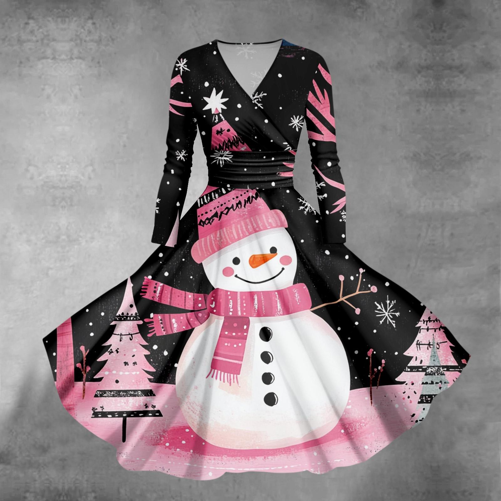 Жіноча повсякденна та модна різдвяна сексуальна сукня з довгими рукавами та V-подібним вирізом XXXXL чорний
Жіноча повсякденна та модна різдвяна сексуальна сукня з довгими рукавами та V-подібним вирізом XXXXL чорний