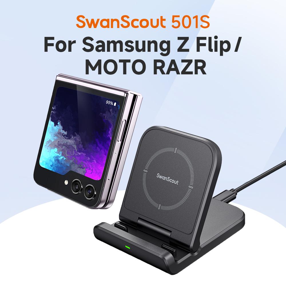 Беспроводное зарядное устройство SwanScout 501S для Samsung Z Flip 6 5 4 3 Складная подставка для быстрой зарядки Galaxy S23 для Moto Razr 40 50 Ultra
Беспроводное зарядное устройство SwanScout 501S для Samsung Z Flip 6 5 4 3 Складная подставка для быстрой зарядки Galaxy S23 для Moto Razr 40 50 Ultra