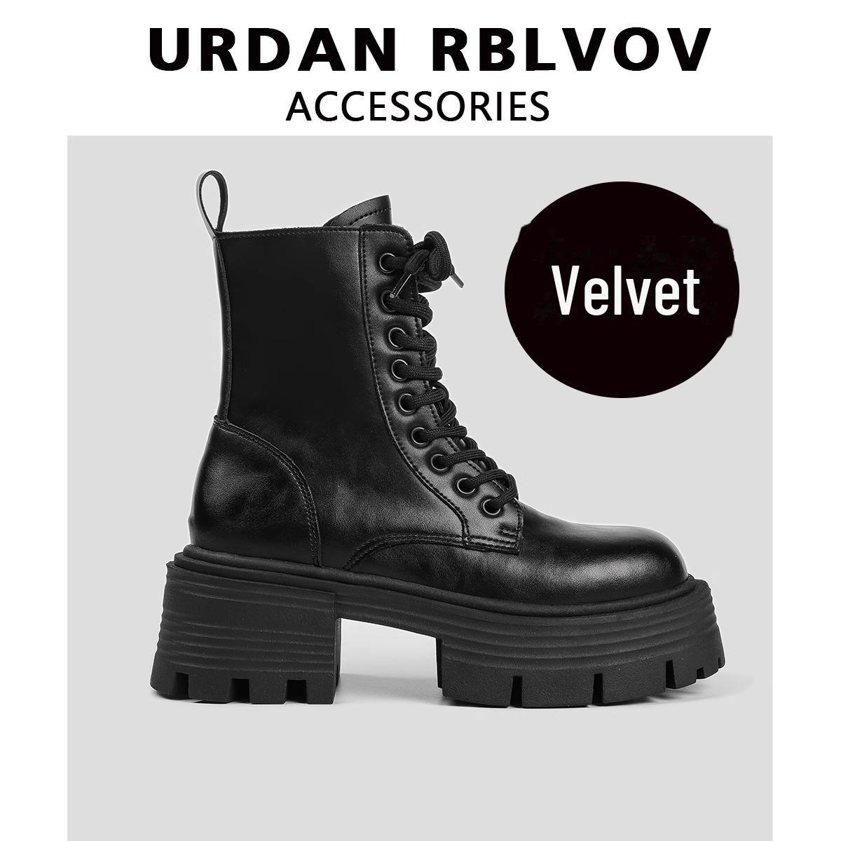 Женские ботинки Martin на толстой подошве, увеличивающие рост - натуральная кожа в британском стиле, коллекция весна/осень 2024 г. 39
Женские ботинки Martin на толстой подошве, увеличивающие рост - натуральная кожа в британском стиле, коллекция весна/осень 2024 г. 39