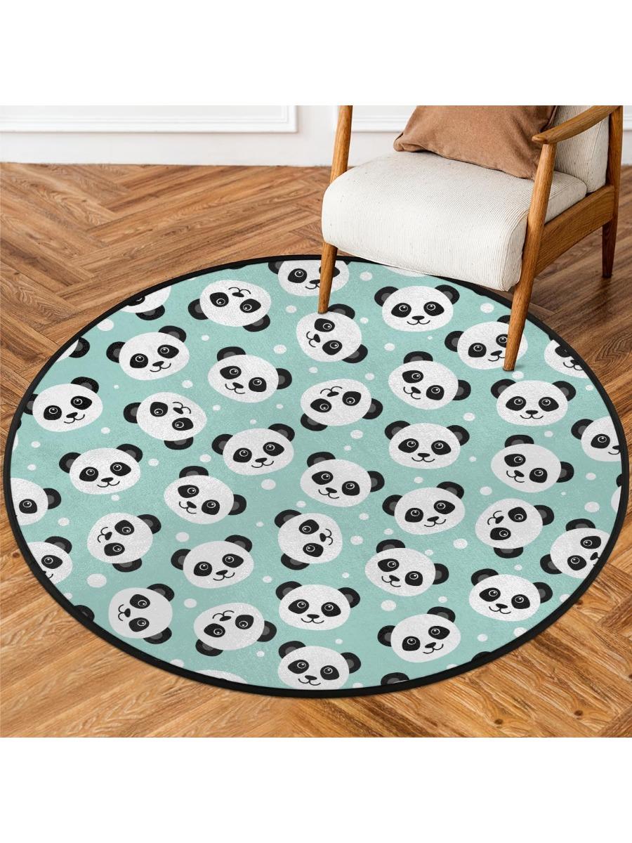 Cute Cartoon Panda Face Round Rug,Washable Soft Circular Floor Mat, Non Slip Low Pile Area Rugs for Kids Room Bedroom Bathroom 100cm
Cute Cartoon Panda Face Round Rug,Washable Soft Circular Floor Mat, Non Slip Low Pile Area Rugs for Kids Room Bedroom Bathroom 100cm
