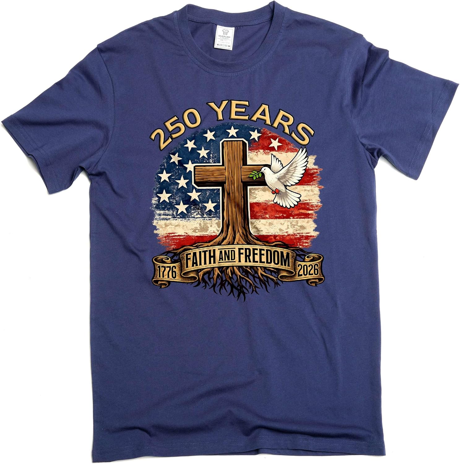 Silver Lake T-shirts Men s 4th of July 250 Years Birthday Faith and Freedom Patriotic T-Shirt USA Tee 5XL різнокольоровий
Silver Lake T-shirts Men s 4th of July 250 Years Birthday Faith and Freedom Patriotic T-Shirt USA Tee 5XL різнокольоровий