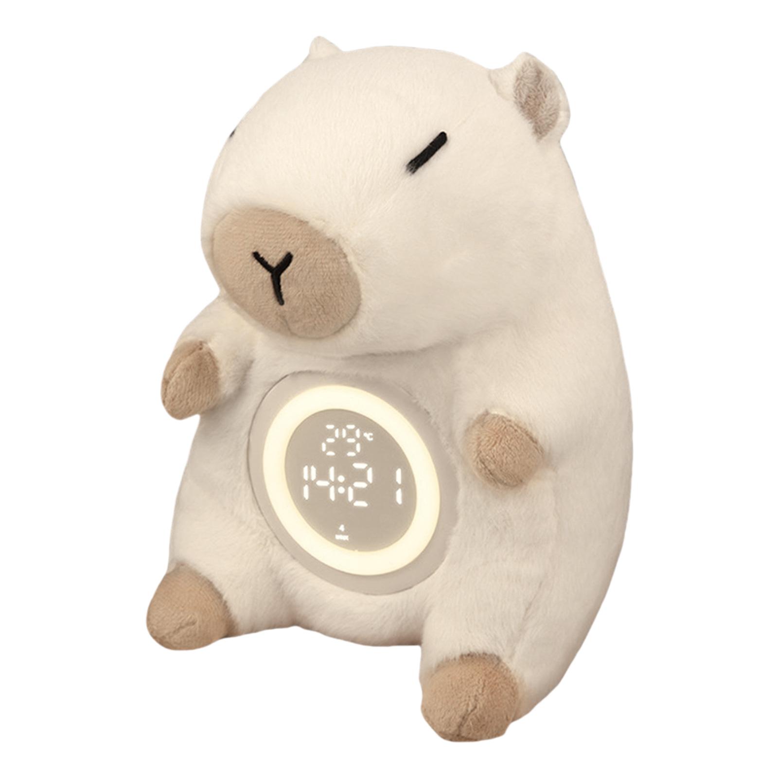 Digital Plush Alarm Clock with Cute Capybara Designs Dimmable Bed Lamp 2 Alarm Snooze Clock for Bedroom and Living Room 1
Digital Plush Alarm Clock with Cute Capybara Designs Dimmable Bed Lamp 2 Alarm Snooze Clock for Bedroom and Living Room 1