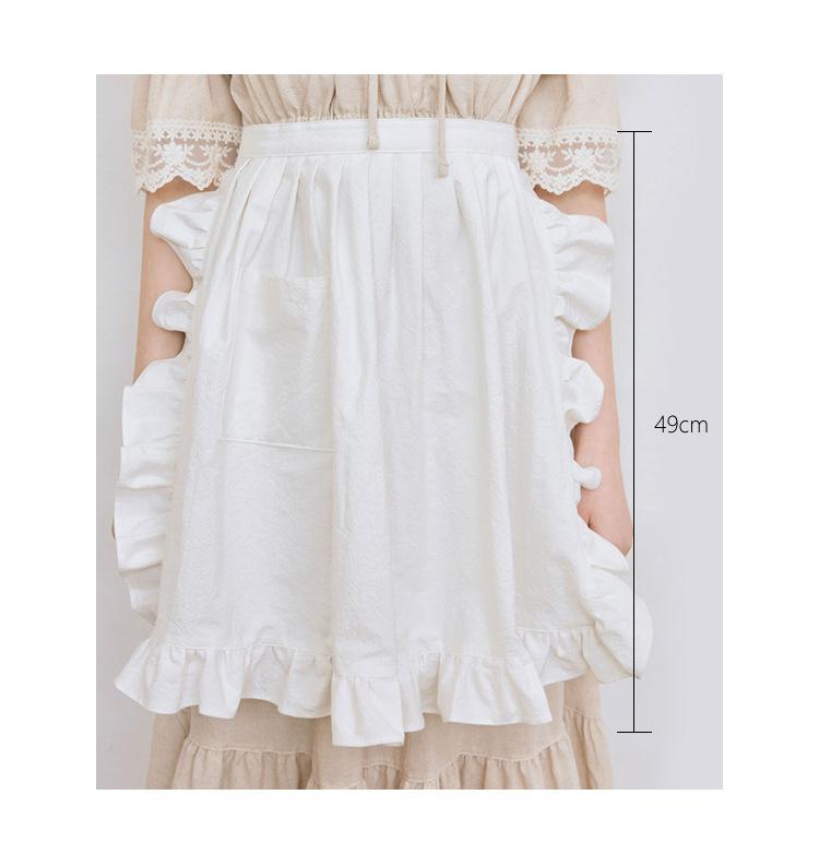 Hot Sale Half Body Waist Apron Ruffle Edge White Short Apron For Kitchen Cafe Flower Shop Waiter Server Half Waist Skirt білий
Hot Sale Half Body Waist Apron Ruffle Edge White Short Apron For Kitchen Cafe Flower Shop Waiter Server Half Waist Skirt білий