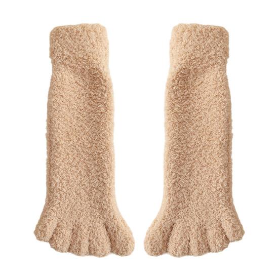 1 пара носков с пальцами из кораллового флиса, зимние толстые теплые носки с пятью пальцами и раздельным пальцем, напольные носки, плюшевые носки для сна, нескользящие носки до середины икры для дома хаки
1 пара носков с пальцами из кораллового флиса, зимние толстые теплые носки с пятью пальцами и раздельным пальцем, напольные носки, плюшевые носки для сна, нескользящие носки до середины икры для дома хаки