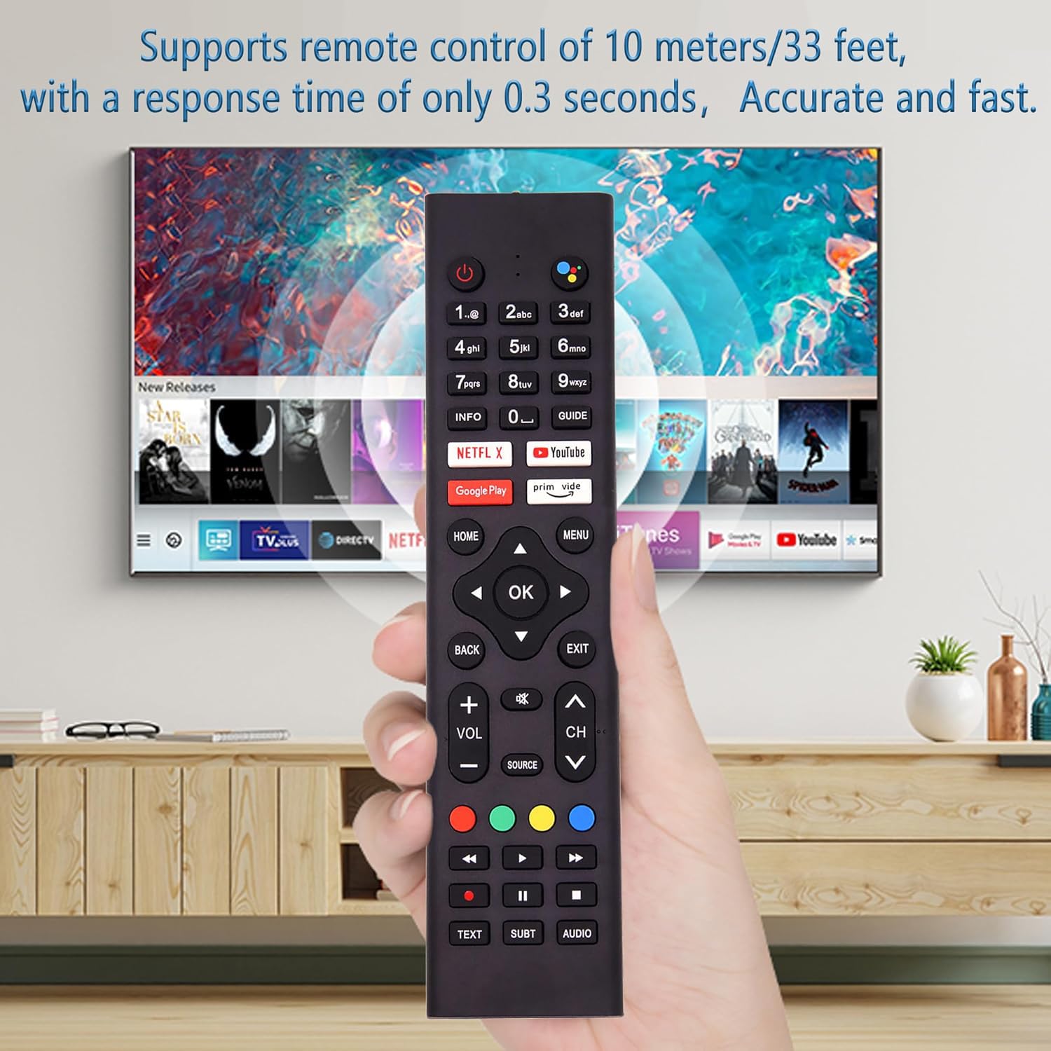 JVC SCEPTRE WALTON Remote Control Replacement For JVC TV Battery Operated Universal TV Remote A
JVC SCEPTRE WALTON Remote Control Replacement For JVC TV Battery Operated Universal TV Remote A