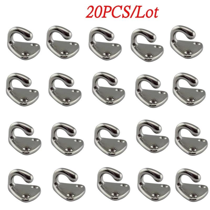 20PCS Marine Grade 316 Stainless Steel Fender Hook Fender Eye Hook Marine Boat Hardware Fending Hook coat cap hook accessorie
20PCS Marine Grade 316 Stainless Steel Fender Hook Fender Eye Hook Marine Boat Hardware Fending Hook coat cap hook accessorie