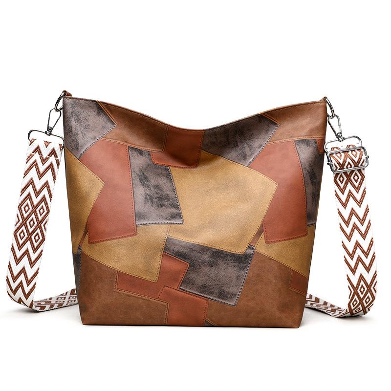 Красочная сумка через плечо из мягкой искусственной кожи большой вместимости темно-коричневого
Красочная сумка через плечо из мягкой искусственной кожи большой вместимости темно-коричневого