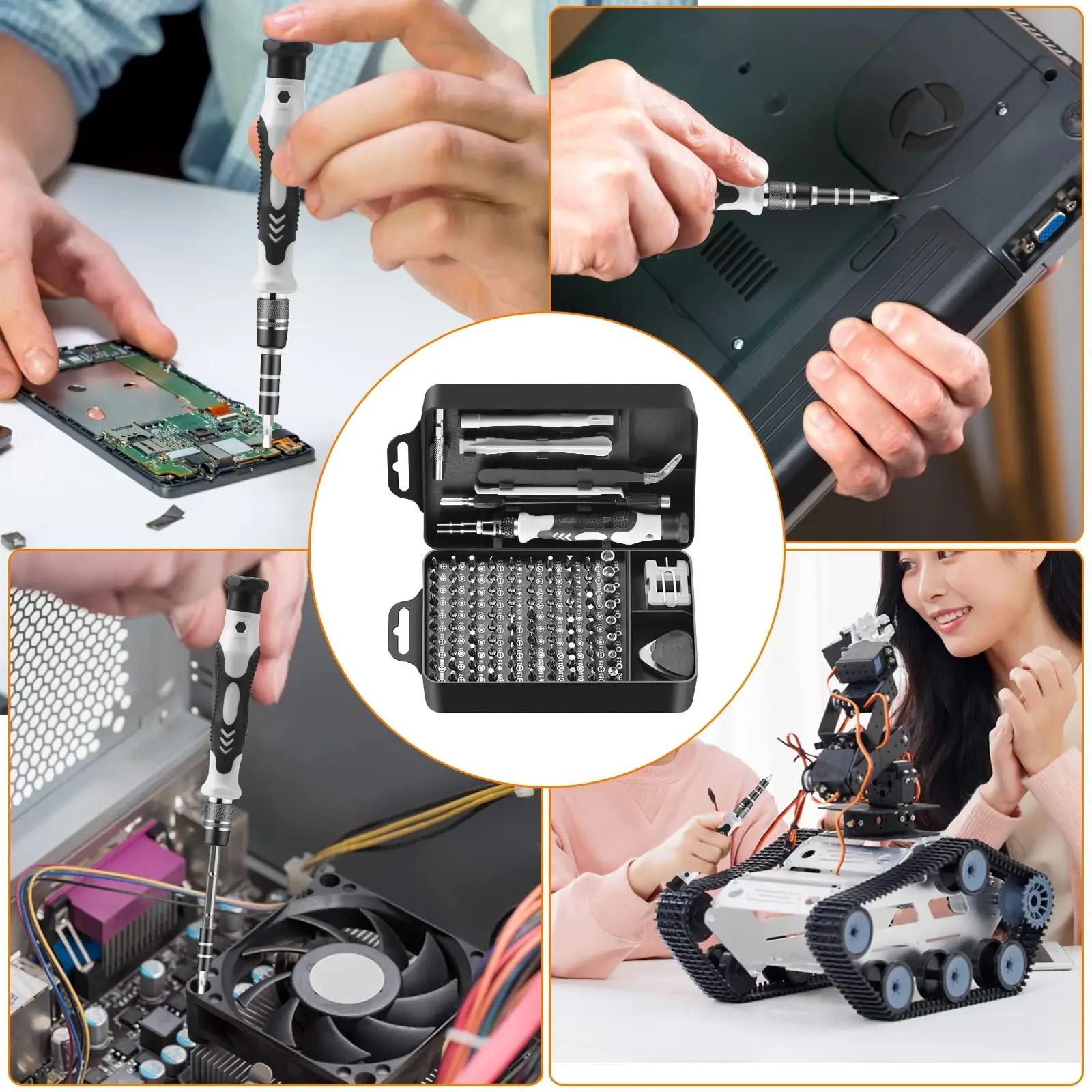 115 in 1Multifunctional Screwdriver Set Computer PC Mobile Phone Equipment Repair Screw Driver Insulation Manual Household Tools
115 in 1Multifunctional Screwdriver Set Computer PC Mobile Phone Equipment Repair Screw Driver Insulation Manual Household Tools