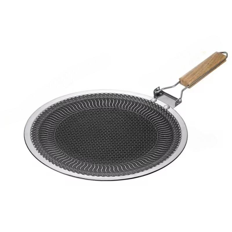 34/38cm Round Stainless Steel Griddle Pan Honeycomb Non-Stick Design BBQ Baking Pan for Outdoor Camping Cooking
34/38cm Round Stainless Steel Griddle Pan Honeycomb Non-Stick Design BBQ Baking Pan for Outdoor Camping Cooking