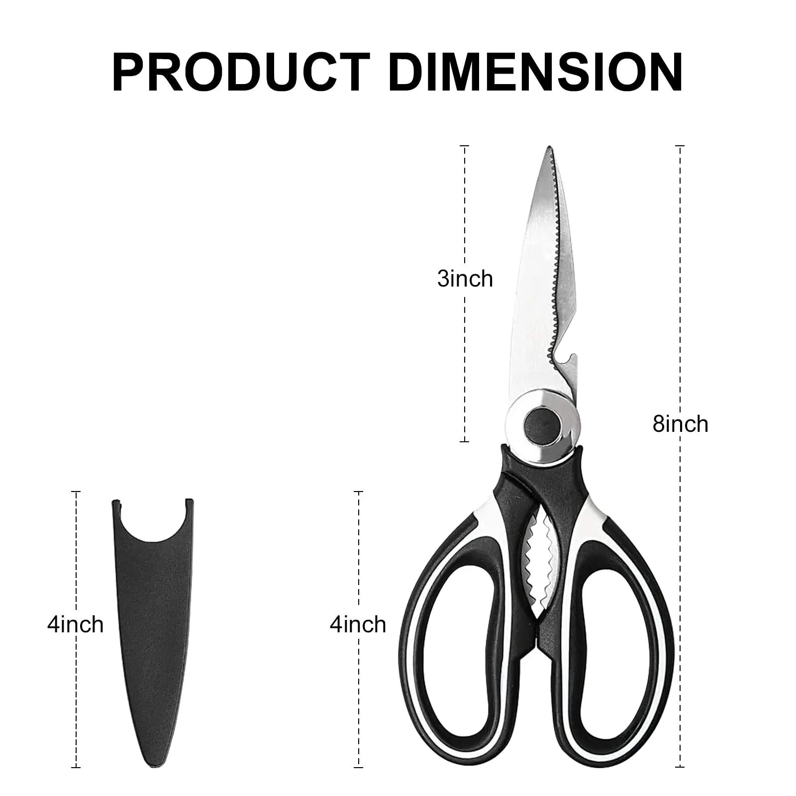 Kitchen Scissors Heavy Duty Meat Fruit Boning Fishing Hunting Camping Professional Stainless Steel Chicken Bone Kitchen Shears SHIP IN 24H
Kitchen Scissors Heavy Duty Meat Fruit Boning Fishing Hunting Camping Professional Stainless Steel Chicken Bone Kitchen Shears SHIP IN 24H