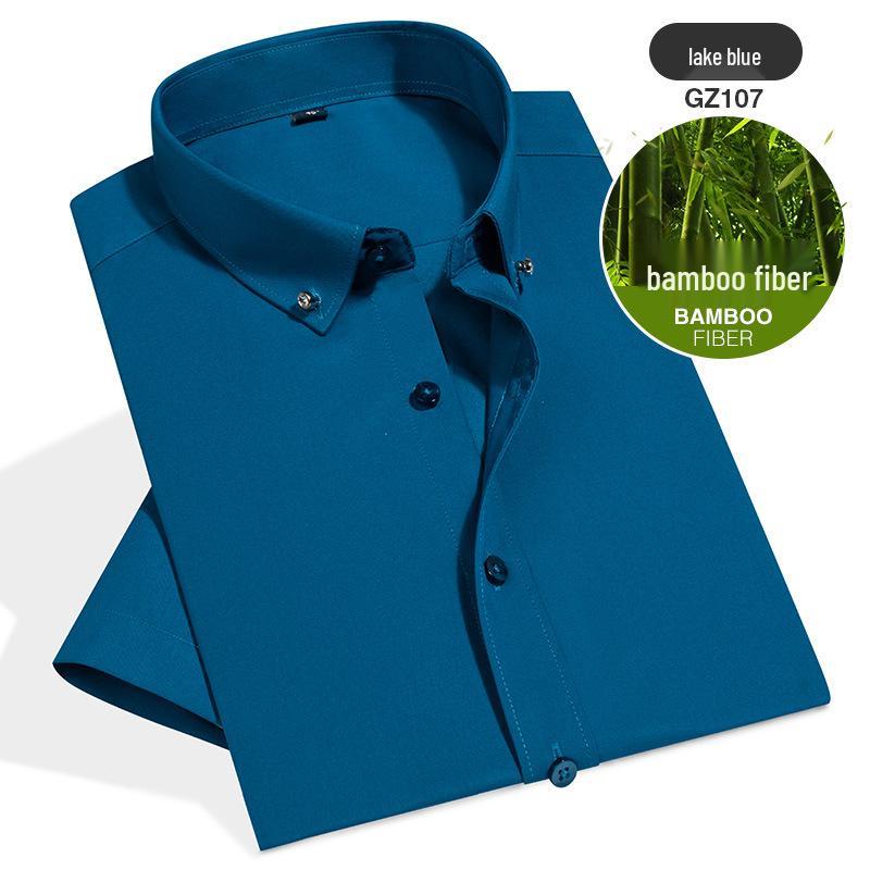 Korean Style Men s Bamboo Fiber Stretch Non-Iron Solid Color Short-Sleeve Business Shirt 39 (105-120 cm)
Korean Style Men s Bamboo Fiber Stretch Non-Iron Solid Color Short-Sleeve Business Shirt 39 (105-120 cm)