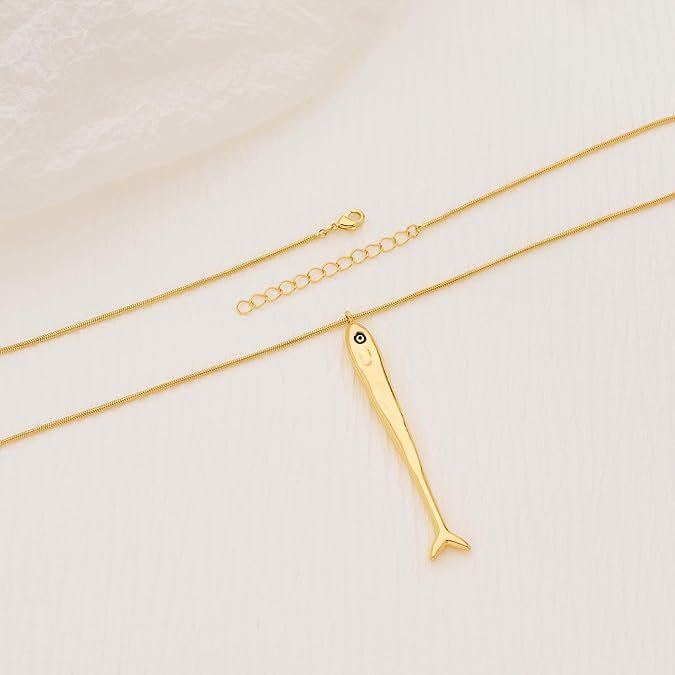 Gold Zinc Alloy Sardine Necklace for Women - Holiday Style Hot Seller золотий
Gold Zinc Alloy Sardine Necklace for Women - Holiday Style Hot Seller золотий