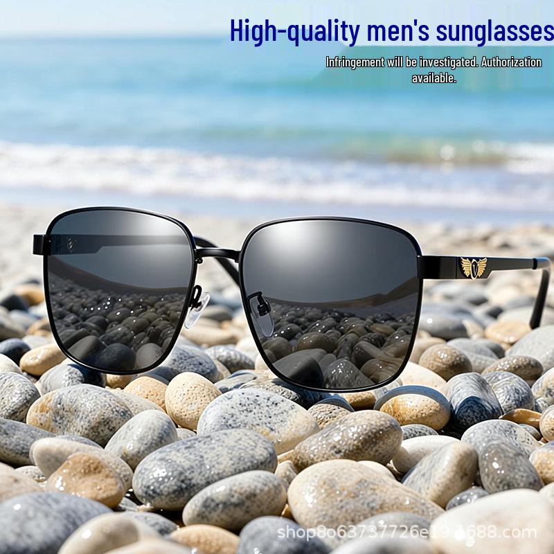 High-End Men s Metal Sunglasses - Trendy UV Protection for Driving Gunmetal Frame, Black-Grey Lens
High-End Men s Metal Sunglasses - Trendy UV Protection for Driving Gunmetal Frame, Black-Grey Lens