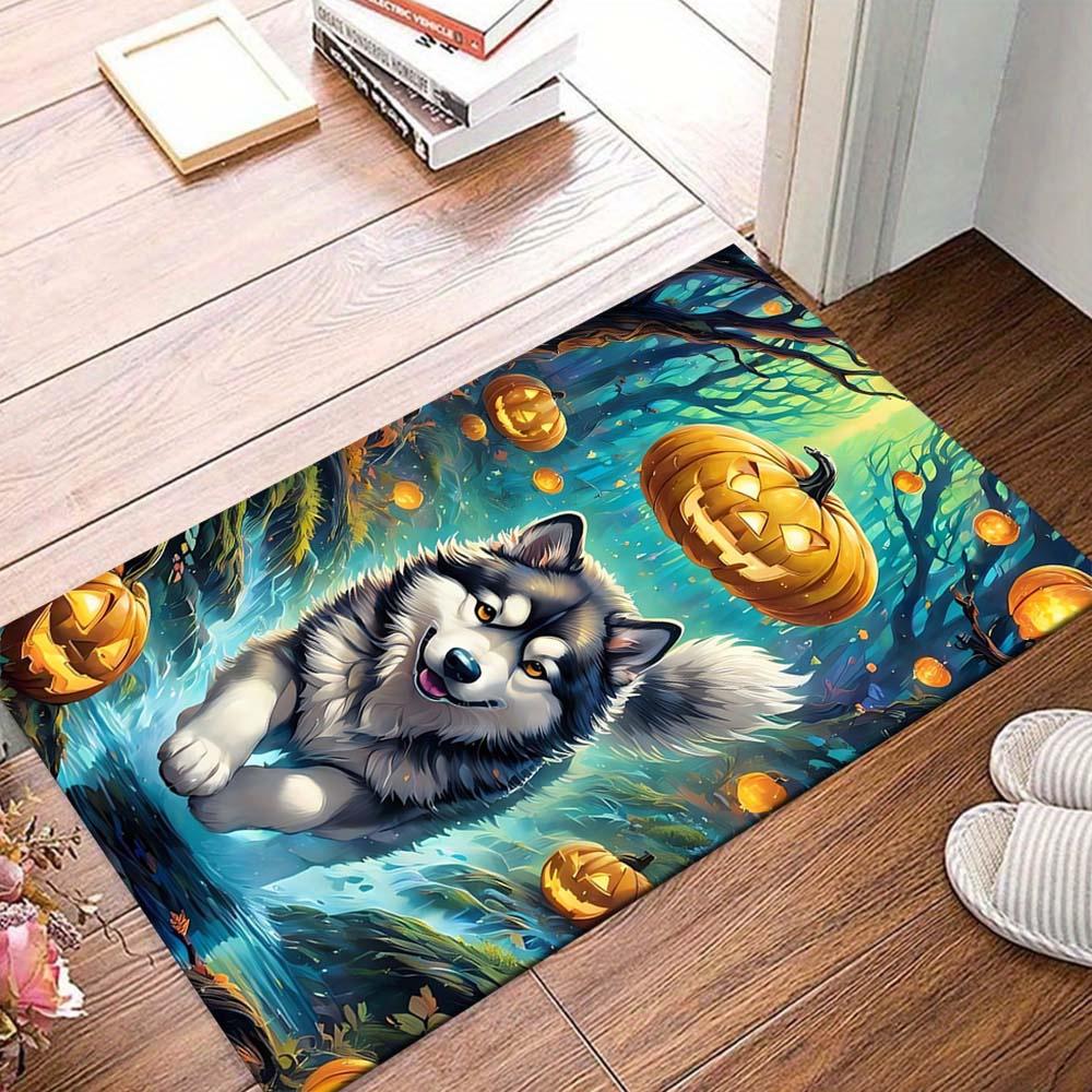 1pc Pumpkin and Puppy Area Rug, Slip-Resistant, Easy-Clean, Stain-Resistant, Perfect for Cozy Living Rooms, Bedrooms, Kitchens, Offices, and 60cm by 90cm
1pc Pumpkin and Puppy Area Rug, Slip-Resistant, Easy-Clean, Stain-Resistant, Perfect for Cozy Living Rooms, Bedrooms, Kitchens, Offices, and 60cm by 90cm
