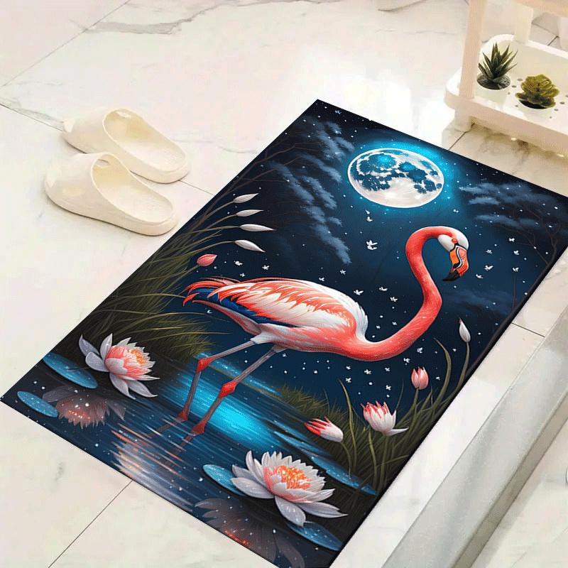 1pc Flamingo under the moon Design Area Rug - Soft, Anti-Slip, and Durable Gaming Room Decor for Bedroom 60cm by 90cm
1pc Flamingo under the moon Design Area Rug - Soft, Anti-Slip, and Durable Gaming Room Decor for Bedroom 60cm by 90cm
