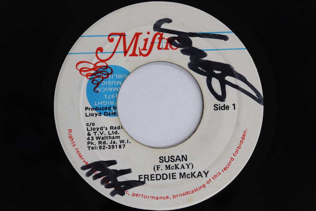 7inch Record FREDDIE MCKAY - Susan DSR9977 Mistic 1971 Jamaica Reggae, Ska & Dub Used
7inch Record FREDDIE MCKAY - Susan DSR9977 Mistic 1971 Jamaica Reggae, Ska & Dub Used