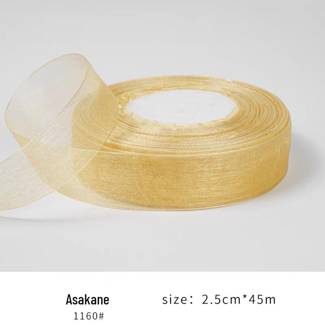 2.5cm Ultra-Thin Transparent Satin Chiffon Ribbon for Bows & Gift Wrapping
2.5cm Ultra-Thin Transparent Satin Chiffon Ribbon for Bows & Gift Wrapping