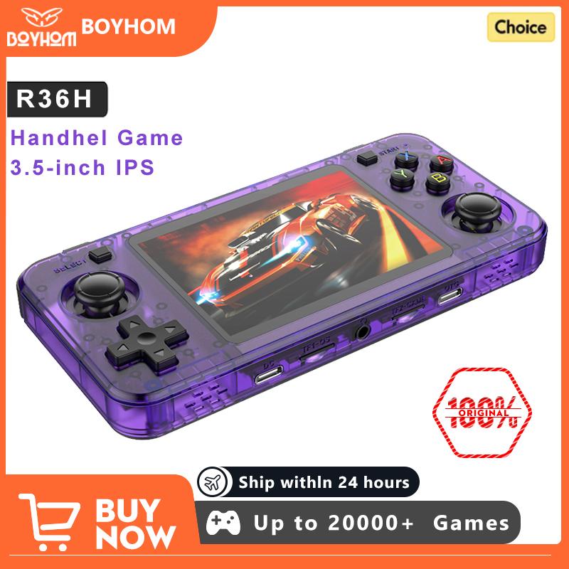 НОВАЯ игровая консоль BOYHOM R36H в стиле ретро с экраном IPS 3,5 дюйма, RK3326, 3000 мАч, открытая система Linux, портативный плеер со встроенными 15000 играми
НОВАЯ игровая консоль BOYHOM R36H в стиле ретро с экраном IPS 3,5 дюйма, RK3326, 3000 мАч, открытая система Linux, портативный плеер со встроенными 15000 играми