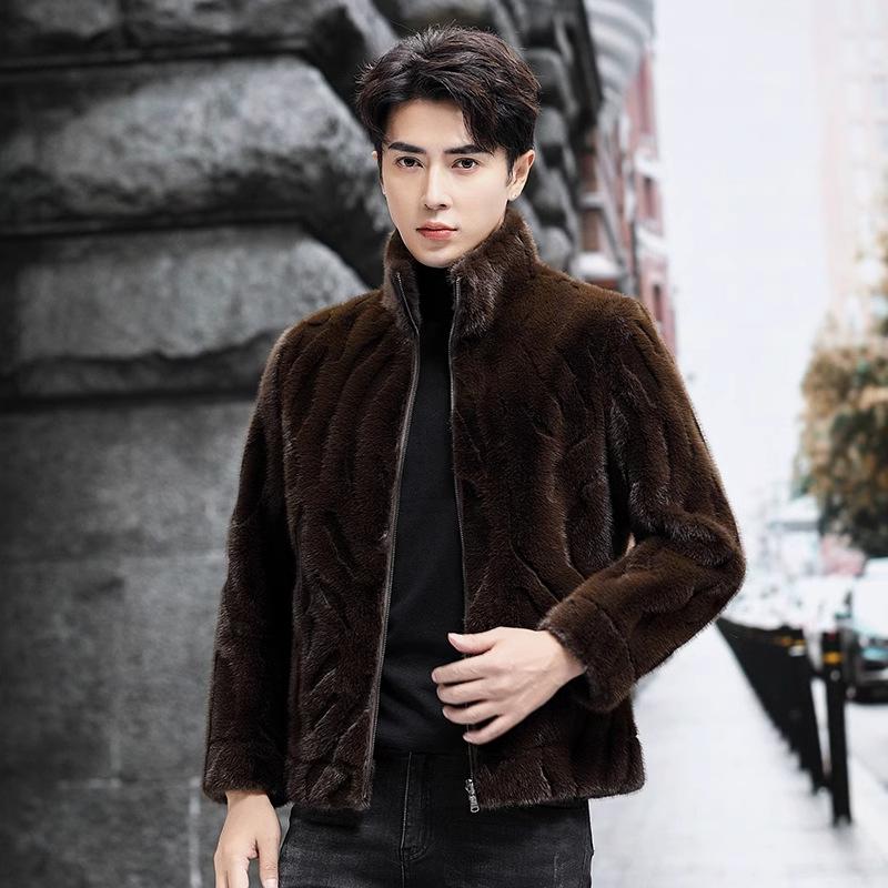 Нове хутряне суцільне чоловіче стрижене пальто з овечого натурального хутра середньої довжини з одворотом двостороннє ягняча шерсть зима товста 5XL
Нове хутряне суцільне чоловіче стрижене пальто з овечого натурального хутра середньої довжини з одворотом двостороннє ягняча шерсть зима товста 5XL