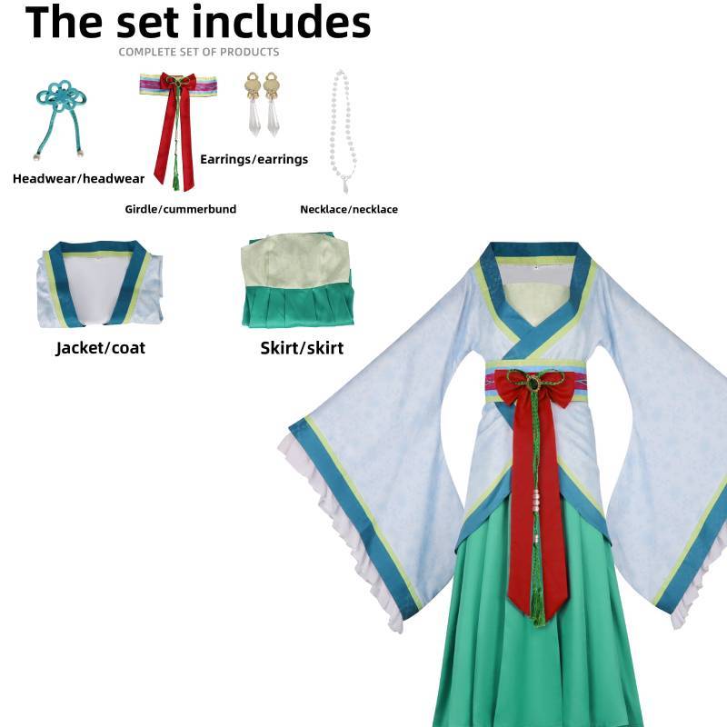 The Apothecary Diaries Cosplay Costume For Women With Traditional Embroidery For Anime Role Play XXL
The Apothecary Diaries Cosplay Costume For Women With Traditional Embroidery For Anime Role Play XXL