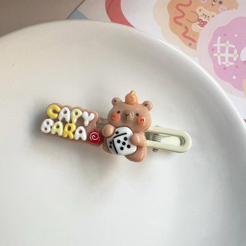 Милая заколка для волос капибара, заколка для волос с буквой, мультяшные животные, заколки-автоматы, зажимы для челки, для девочек, прекрасные аксессуары для волос, головной убор A4
Милая заколка для волос капибара, заколка для волос с буквой, мультяшные животные, заколки-автоматы, зажимы для челки, для девочек, прекрасные аксессуары для волос, головной убор A4