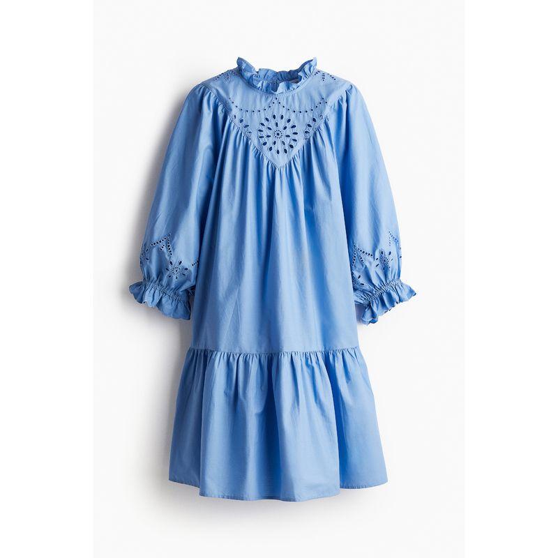 HM Fall Women s Clothing Fashion Casual Cut Out Embroider Dress 1221723 Blue 155/80A(XS)
HM Fall Women s Clothing Fashion Casual Cut Out Embroider Dress 1221723 Blue 155/80A(XS)