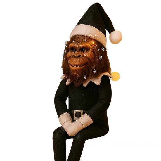 Рождественская сидячая кукла «Большая нога», тканевая кукла-эльф, игрушка, длинноногая обезьяна, сидячая поза, украшение
Рождественская сидячая кукла «Большая нога», тканевая кукла-эльф, игрушка, длинноногая обезьяна, сидячая поза, украшение