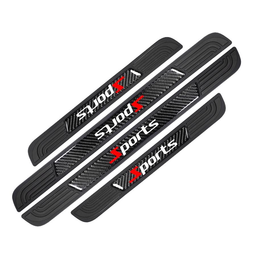 4PCS Universal Rubber+100% Real Carbon Fiber Car Door Scuff Sill Cover Panel Step Protector
4PCS Universal Rubber+100% Real Carbon Fiber Car Door Scuff Sill Cover Panel Step Protector