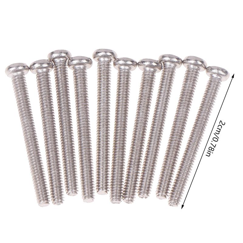 10 шт. M2X10/M2X12/M2X14/M2X18/M2X20 мм Винты из нержавеющей стали с крестообразным шлицем, дисковой головкой, машинной резьбой, детали для радиоуправляемых моделей
10 шт. M2X10/M2X12/M2X14/M2X18/M2X20 мм Винты из нержавеющей стали с крестообразным шлицем, дисковой головкой, машинной резьбой, детали для радиоуправляемых моделей