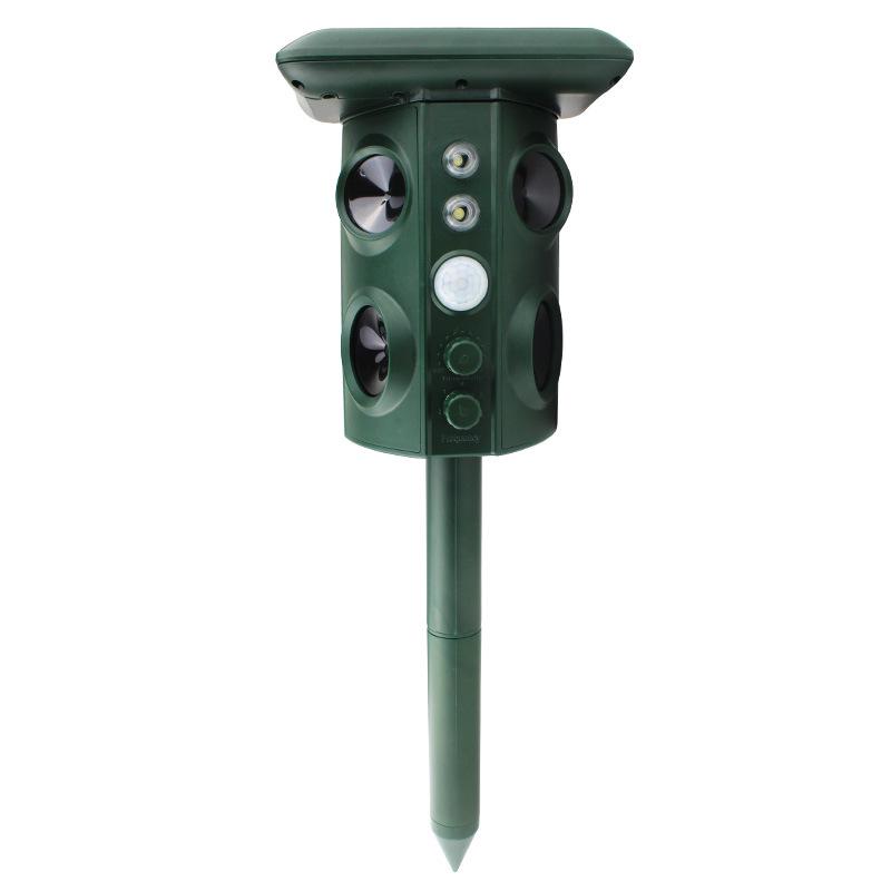 Ultrasonic Outdoor Solar Animal Repeller for Snakes, Rats, and Birds - New Model with Vibration Feature 669A Repeller (English Manual)
Ultrasonic Outdoor Solar Animal Repeller for Snakes, Rats, and Birds - New Model with Vibration Feature 669A Repeller (English Manual)