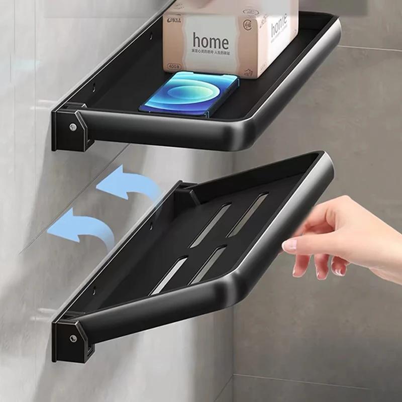 Foldable Bathroom Shelf Wall Shelves Shampoo Bottle Shower Gel Tissue Toothpaste toothbrush Storage Rack Toilet Kitchen Organise
Foldable Bathroom Shelf Wall Shelves Shampoo Bottle Shower Gel Tissue Toothpaste toothbrush Storage Rack Toilet Kitchen Organise