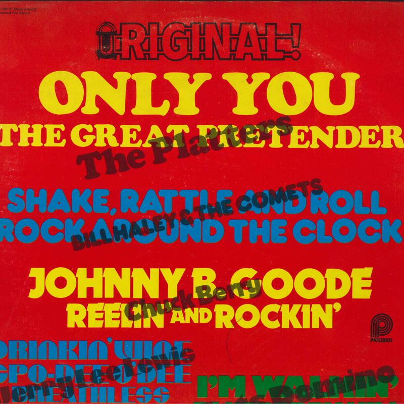 LP Record VARIOUS - Original - Only You SPC3512 Pickwick/33 Rec 1975 US Rock Used
LP Record VARIOUS - Original - Only You SPC3512 Pickwick/33 Rec 1975 US Rock Used