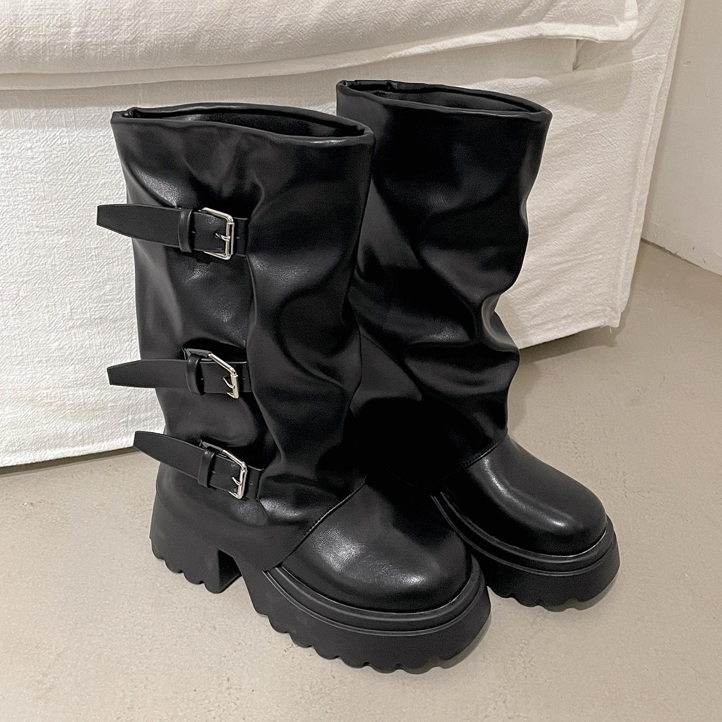 White British style thick high heel thick-soled Martin boots women s 2025 new autumn small thin trouser boots 39 чёрный
White British style thick high heel thick-soled Martin boots women s 2025 new autumn small thin trouser boots 39 чёрный