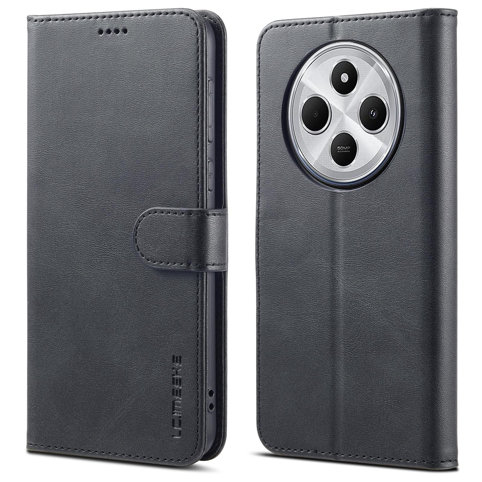 LC.IMEEKE Для Xiaomi Redmi A4 5G Чохол Текстура телятини PU Шкіра Підставка Гаманець Чохол для телефону Black
LC.IMEEKE Для Xiaomi Redmi A4 5G Чохол Текстура телятини PU Шкіра Підставка Гаманець Чохол для телефону Black