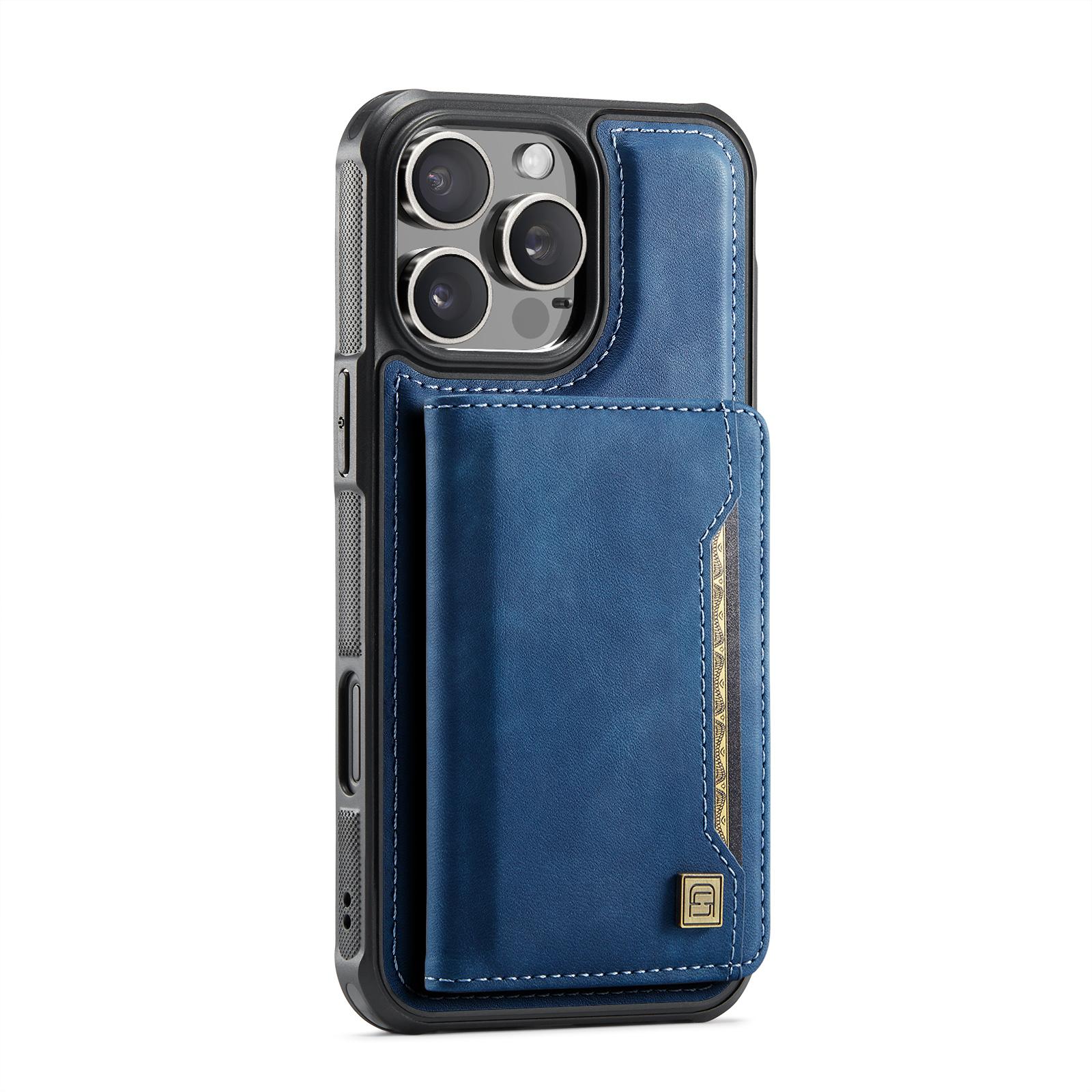 For iPhone 16 Pro Max Case AUTSPACE A13 Vintage Leather Back Cover with Magnetic Detachable Card Bag Blue
For iPhone 16 Pro Max Case AUTSPACE A13 Vintage Leather Back Cover with Magnetic Detachable Card Bag Blue