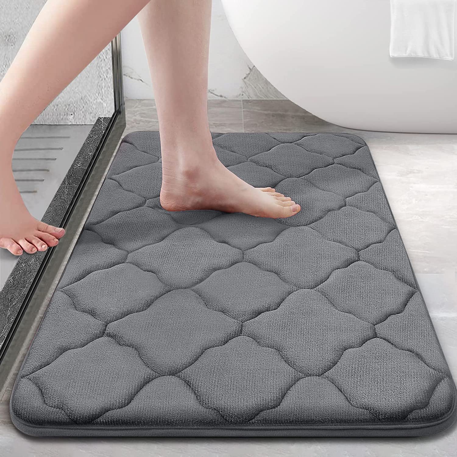 1pc Coral velvet bedroom sponge carpet floor mat, super soft anti-slip bath mat, water absorption and machine washable, kitchen 40x60cm
1pc Coral velvet bedroom sponge carpet floor mat, super soft anti-slip bath mat, water absorption and machine washable, kitchen 40x60cm