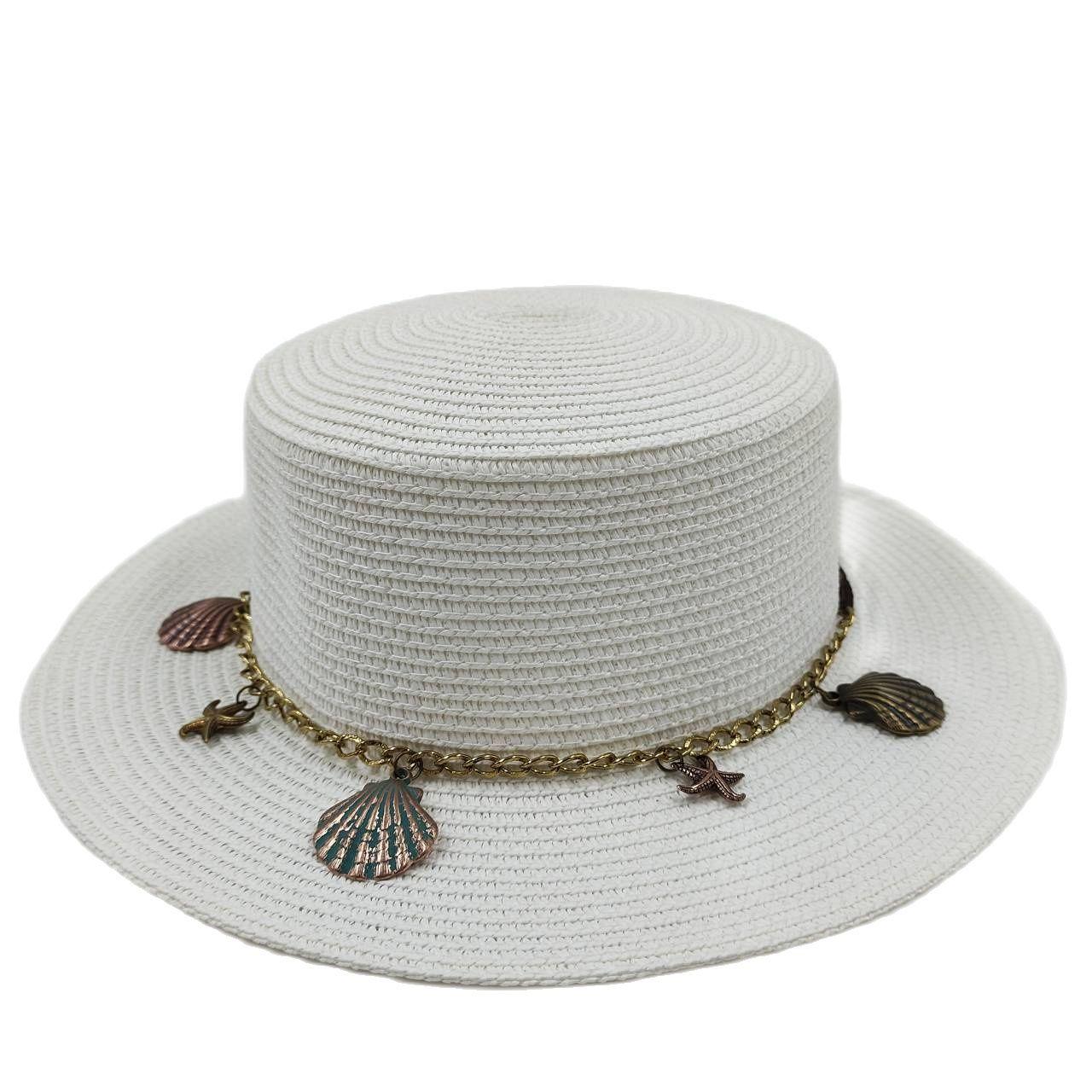 New Flat Top Straw Hat Belt Accessories Leisure Summer Sunscreen Hat Women s Fashionable Beach Boater Hat Gifts 2023 M 56-58cm
New Flat Top Straw Hat Belt Accessories Leisure Summer Sunscreen Hat Women s Fashionable Beach Boater Hat Gifts 2023 M 56-58cm