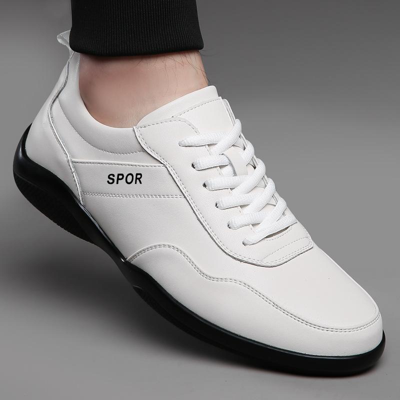 Men s shoes 2025 new board shoes leather breathable lightweight sports and leisure shoes Korean version low-top white shoes 38
Men s shoes 2025 new board shoes leather breathable lightweight sports and leisure shoes Korean version low-top white shoes 38