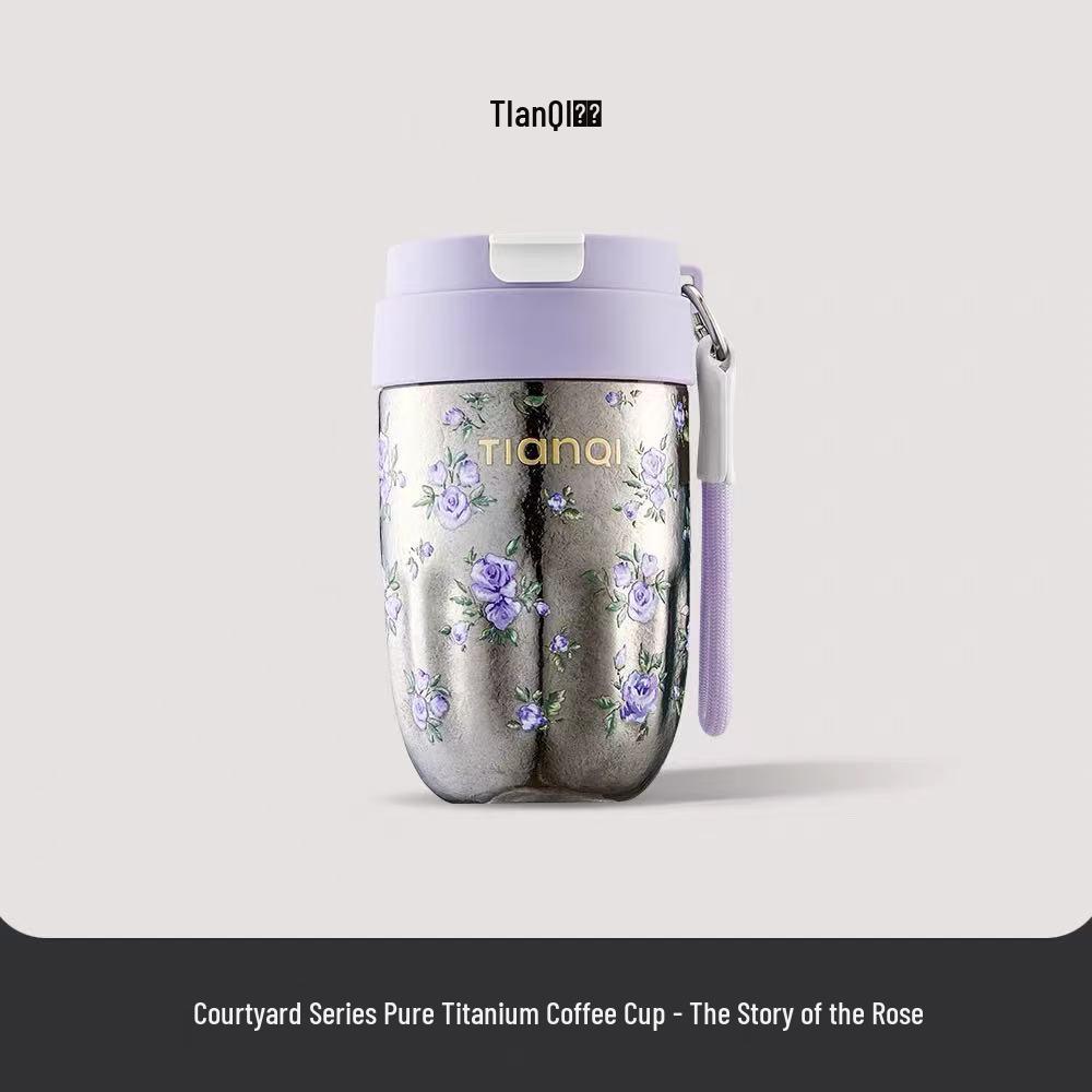 Tianqi Women s Mini Thermos Pure Titanium Straw Cup 420 ml
Tianqi Women s Mini Thermos Pure Titanium Straw Cup 420 ml