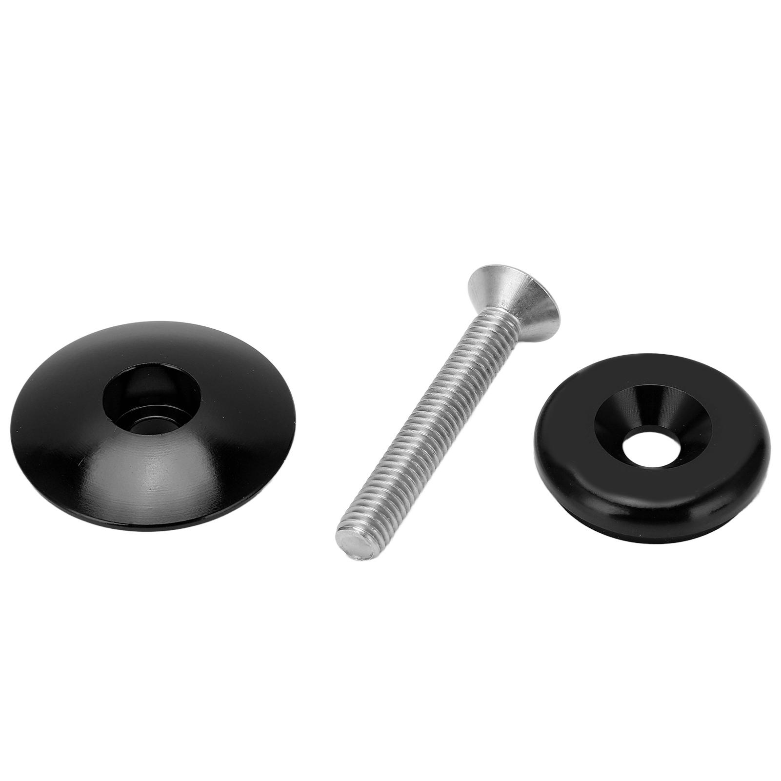 Bicycle Headset Top Cap Aluminum Alloy Mountain Bike Headset Stem Top Cover with BoltsBlack
Bicycle Headset Top Cap Aluminum Alloy Mountain Bike Headset Stem Top Cover with BoltsBlack